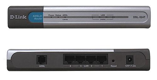 Modem ADSL+2 D-Link DSL-524T